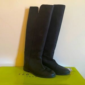Black Knee High Boots